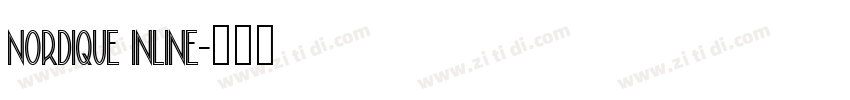 Nordique inline字体转换